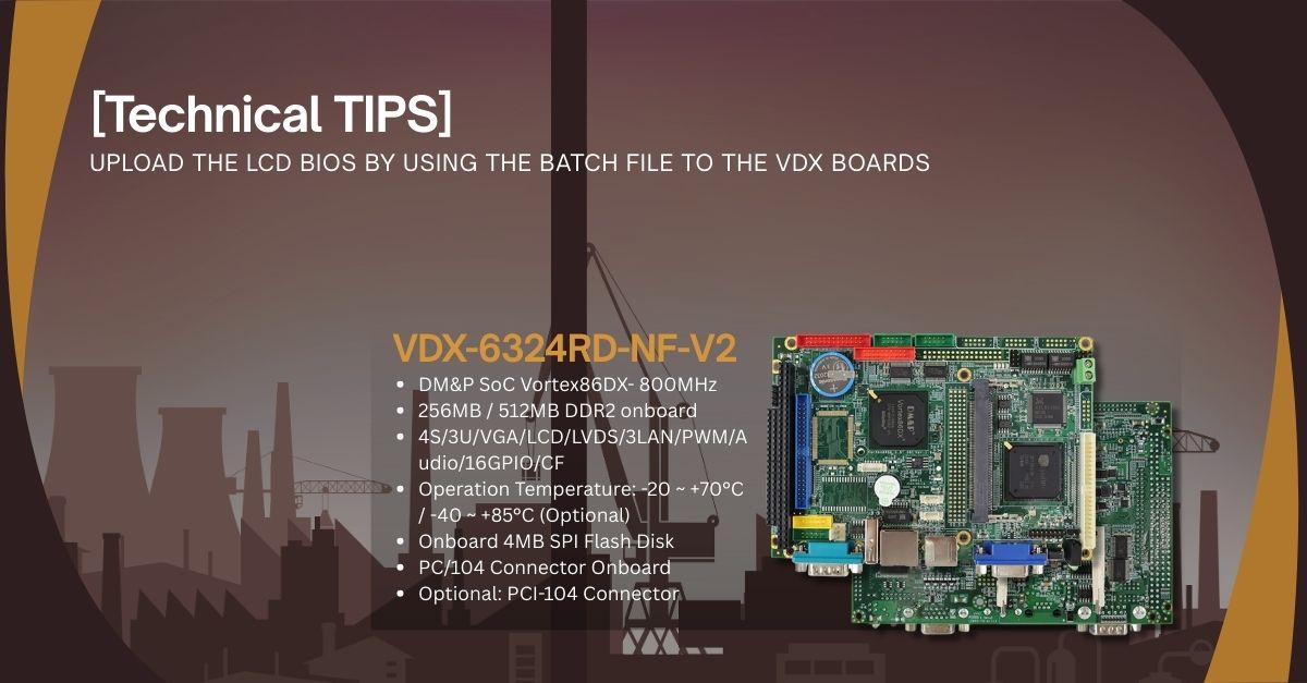 LCD BIOS UPLOAD via Batch File